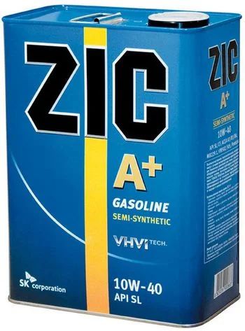 Лот: 4759417. Фото: 1. ZIC A Plus 10w40 4л. Масла, жидкости