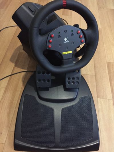 Лот: 17264096. Фото: 1. Руль для пк Logitech momo racing. Рули, джойстики