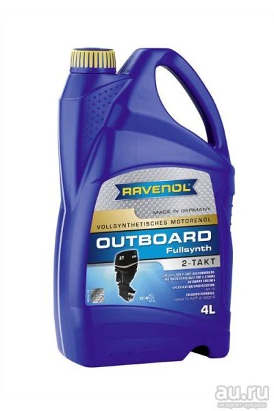 Лот: 13548140. Фото: 1. Ravenol Outboardoel 2T Fullsynth... Масла, жидкости