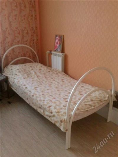Лот: 2456773. Фото: 1. Кровать - железная. Кровати