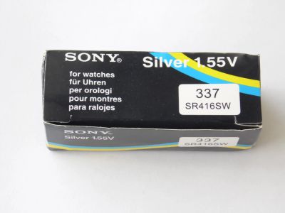 Лот: 22486619. Фото: 1. Батарейка для часов SONY SR416SW... Батарейки, аккумуляторы, элементы питания