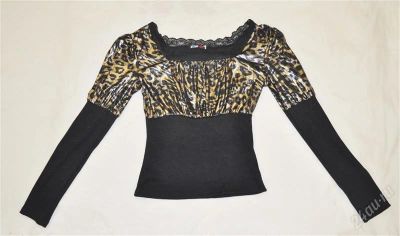 Лот: 2765574. Фото: 1. Кофта стретч с парчой. Свитеры, толстовки, худи