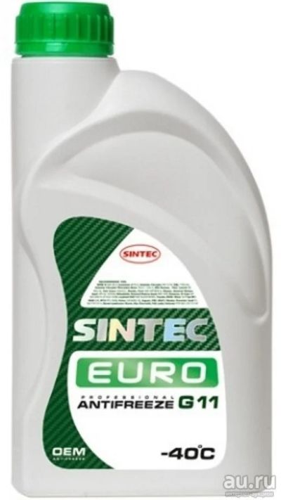 Лот: 8731230. Фото: 1. Антифриз Sintec Euro G11, 1 л. Масла, жидкости