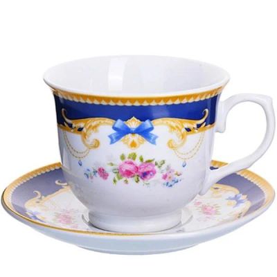 Лот: 16678333. Фото: 1. Сервиз фарфоровый чайный 220мл... Кружки, стаканы, бокалы