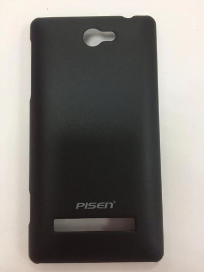 Лот: 10526717. Фото: 1. Чехол HTC 8S Пластик Pisen Черный... Чехлы, бамперы