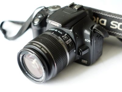 Лот: 4549284. Фото: 1. Canon EOS 350D kit EF-S 18-55mm... Цифровые зеркальные