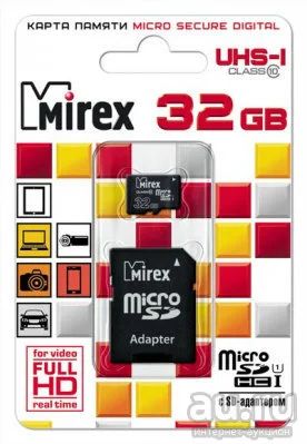 Лот: 13217699. Фото: 1. Карта памяти microSD HC 32 GB... Карты памяти