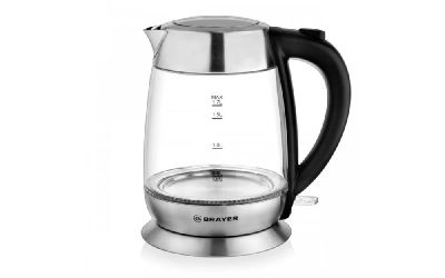 Лот: 21039259. Фото: 1. Чайник BRAYER 1,7 л, BR1010... Чайники, кофемашины, кулеры