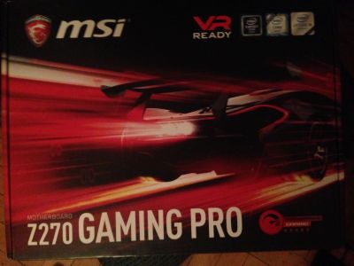 Лот: 11823419. Фото: 1. Motherboard Msi z270 gaming pro. Материнские платы