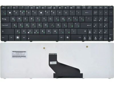 Лот: 16581587. Фото: 1. Клавиатура черная Asus A53SM. Клавиатуры для ноутбуков