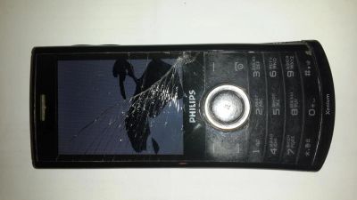 Лот: 5316624. Фото: 1. philips xenium x503 black. Кнопочные мобильные телефоны