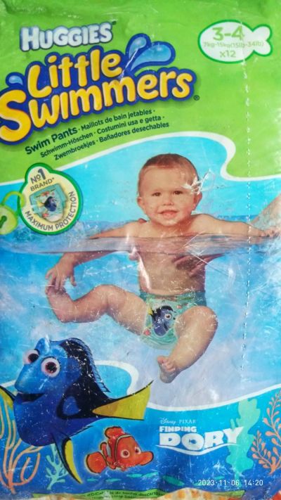 Лот: 21077992. Фото: 1. Памперсы Huggies для бассейна... Детская гигиена