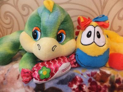 Лот: 4996119. Фото: 1. Игрушки мягкие под набивку 2шт. Мягкие