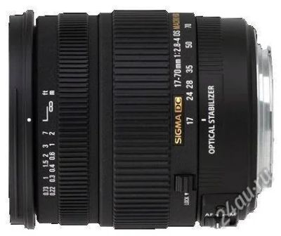 Лот: 2960918. Фото: 1. Sigma AF 17-70mm f/2.8-4 DC MACRO... Объективы