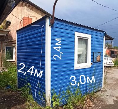 Лот: 25610539. Фото: 1. Бытовка вагончик 2,4 на 3 м. Бытовки, вагончики строительные