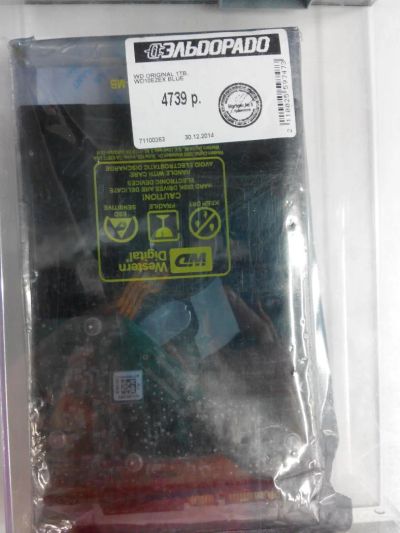 Лот: 4942017. Фото: 1. Жесткий Диск WD Original 1TB. Жёсткие диски (HDD)
