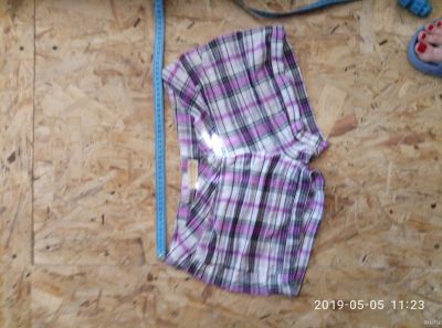 Лот: 13808023. Фото: 1. шорты в клеточку. Брюки, джинсы, шорты