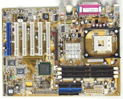 Лот: 772804. Фото: 1. Материнская плата Asus P4PE Socket478. Материнские платы