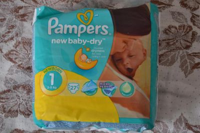 Лот: 7492037. Фото: 1. памперсы Pampers Newborn. Детская гигиена