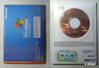 Лот: 5572436. Фото: 1. windows xp pro sp3 oem. Системные