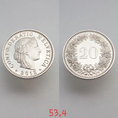 Лот: 15596599. Фото: 1. монета Швейцария 20 раппенов... Остальные страны