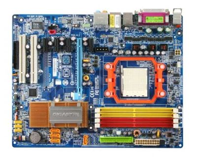 Лот: 6620267. Фото: 1. Материнская плата Gigabyte GA-M55S-S3. Материнские платы