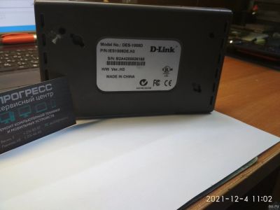 Лот: 18359937. Фото: 1. Коммутатор D-link DES-1008D H3. Коммутаторы