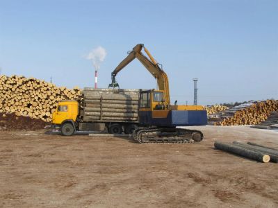 Лот: 3768241. Фото: 1. Экскаватор -лесопогрузчик Komatsu. Грузовики, автобусы, спецтехника