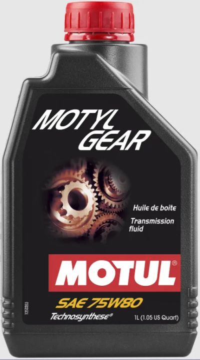 Лот: 20860993. Фото: 1. MOTUL Gear 75w80 1 л (масло трансмиссионное... Масла, жидкости