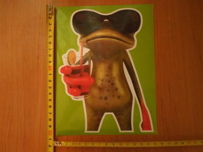 Лот: 3714468. Фото: 1. Наклейка Лягушка5. Наклейки автомобильные