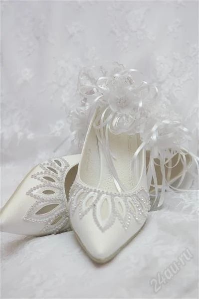 Лот: 1259835. Фото: 1. туфли свадебные. Другое (свадебная мода)