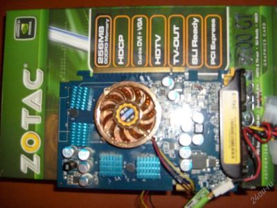 Лот: 104661. Фото: 1. GeForce 8600GT 256mb. Видеокарты