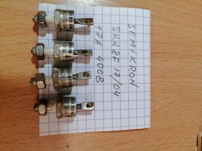 Лот: 24887725. Фото: 1. Диоды 400В. 17А 4 шт. Диоды и тиристоры