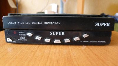 Лот: 4891118. Фото: 1. "SUPER" colour wide LCD digital... Мониторы, DVD