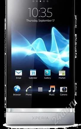 Лот: 2310354. Фото: 1. sony xperia p silver. Смартфоны