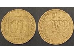 Лот: 18348255. Фото: 1. Набор монет Израиль 10 агорот... Ближний восток