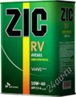 Лот: 2111019. Фото: 1. ZIC RV 10/40 CI-4 6л (диз. п/с... Масла, жидкости