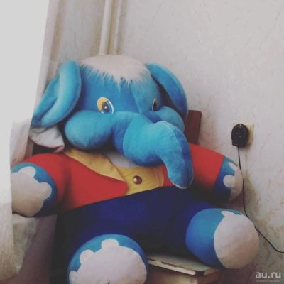 Лот: 9340344. Фото: 1. Игрушка слон, большая. Мягкие