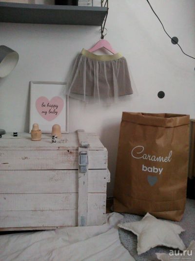 Лот: 8198213. Фото: 1. Крафтмешок caramel baby (50*60... Шкафы, стеллажи, комоды