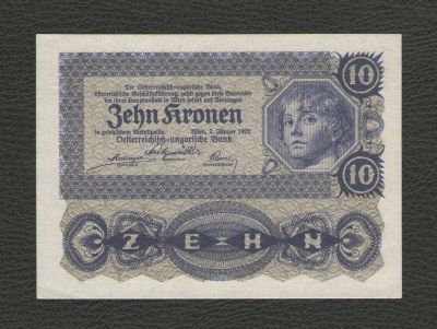 Лот: 16751959. Фото: 1. 10 крон 1922 года. Австрия. Из... Германия и Австрия
