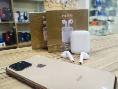 Лот: 15398907. Фото: 1. Гарнитура Bluetooth T10 Airpods... Красноярск