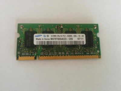 Лот: 7345310. Фото: 1. DDR2 512mb PC2-5300S-555-12-A3... Оперативная память