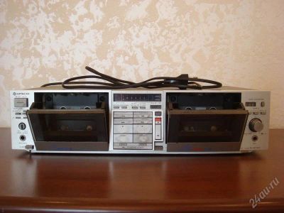 Лот: 1932567. Фото: 1. Hitachi D-W700 с дефектом. Кассетные деки, магнитофоны