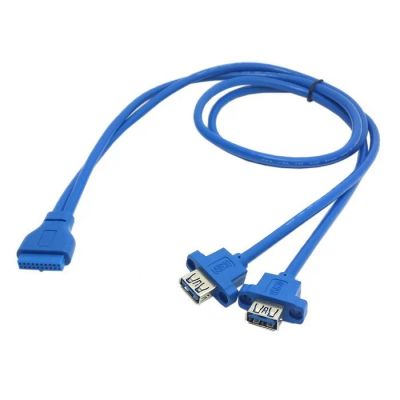 Лот: 6287645. Фото: 1. USB 3.0 кабель от материнки на... Шлейфы, кабели, переходники