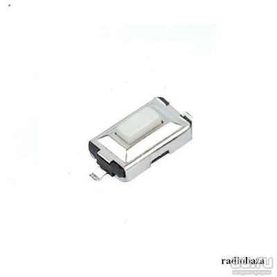 Лот: 9523308. Фото: 1. Кнопка тактовая SMD без фиксации... Реле, тумблеры, переключатели