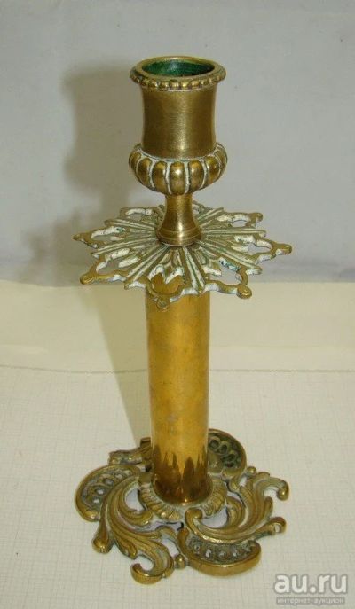 Лот: 18126652. Фото: 1. Подсвечник старинный (Y903). Предметы интерьера и быта