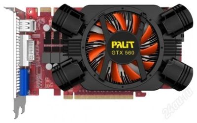 Лот: 1839144. Фото: 1. PCI-E GeForce GTX560 PALIT OC... Видеокарты
