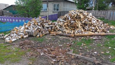 Лот: 4975570. Фото: 1. Дрова березовые колотые и в чурках... Другие (дрова, топливо)
