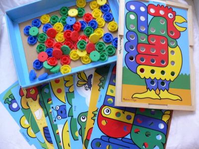 Лот: 12651120. Фото: 1. Melissa & Doug мозайка Подбери... Развивающие