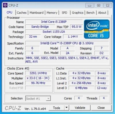 Лот: 9791749. Фото: 1. Процессор Intel Core i5-2380P... Процессоры